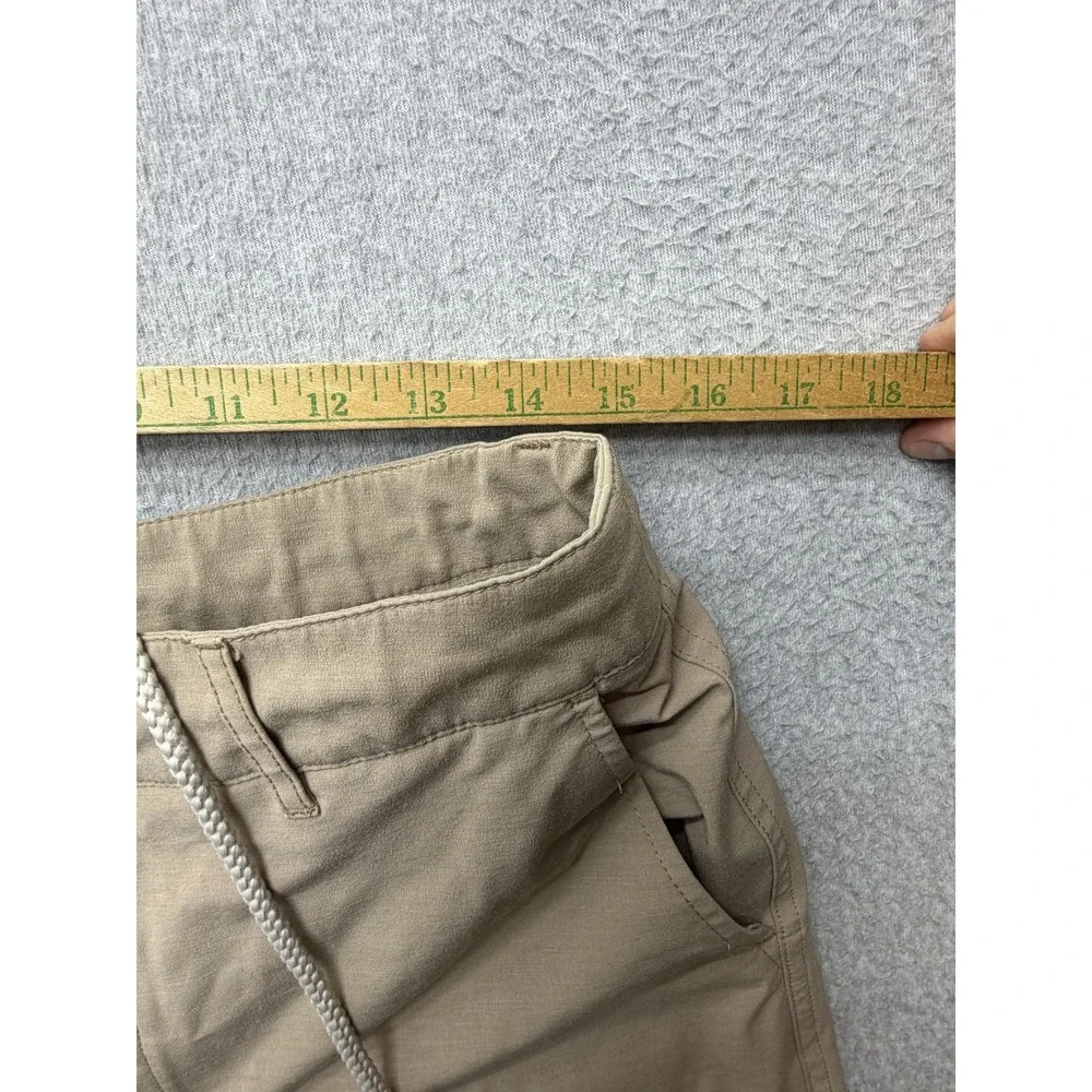 Faherty All Day Shorts Mens 30 Beige Chino 9 Inseam Drawstring Stretch Casual
